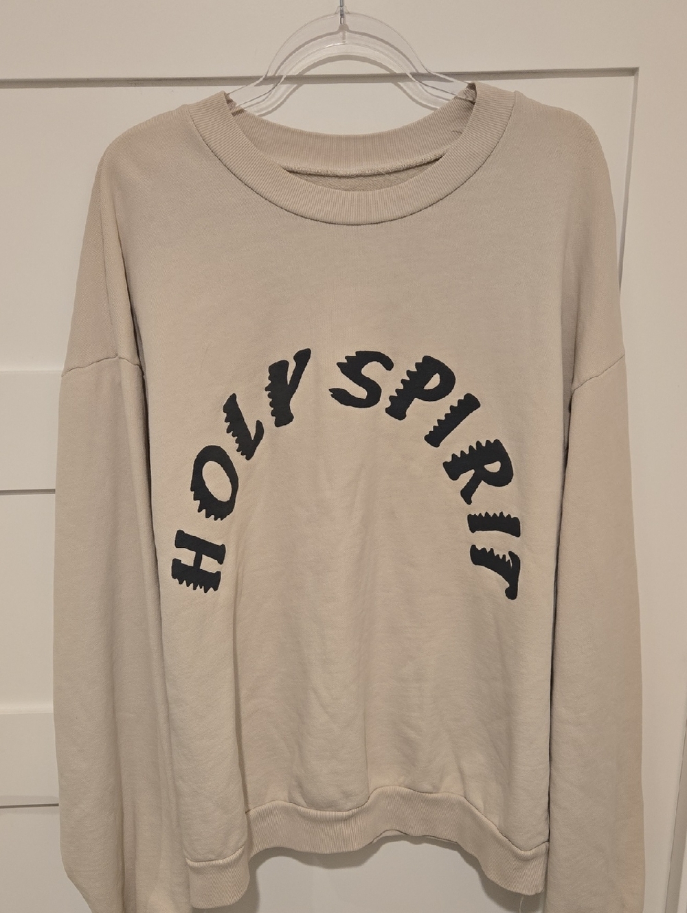 Sunday Service Holy Spirit Crewneck Sweatshirt Streetwear Casual Yeezy Kanye